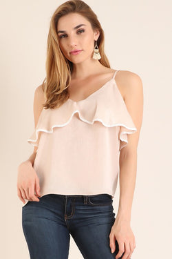 Ruffled Cami Tank