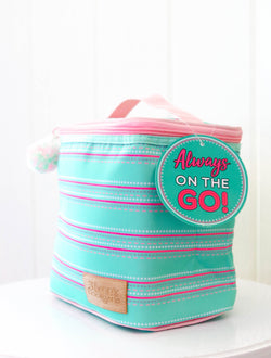 Jadelynn Brooke Mint Striped Lunchbox