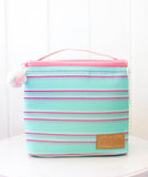 Jadelynn Brooke Mint Striped Lunchbox