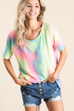 Tie Dye French Terry Top