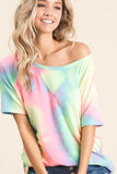 Tie Dye French Terry Top